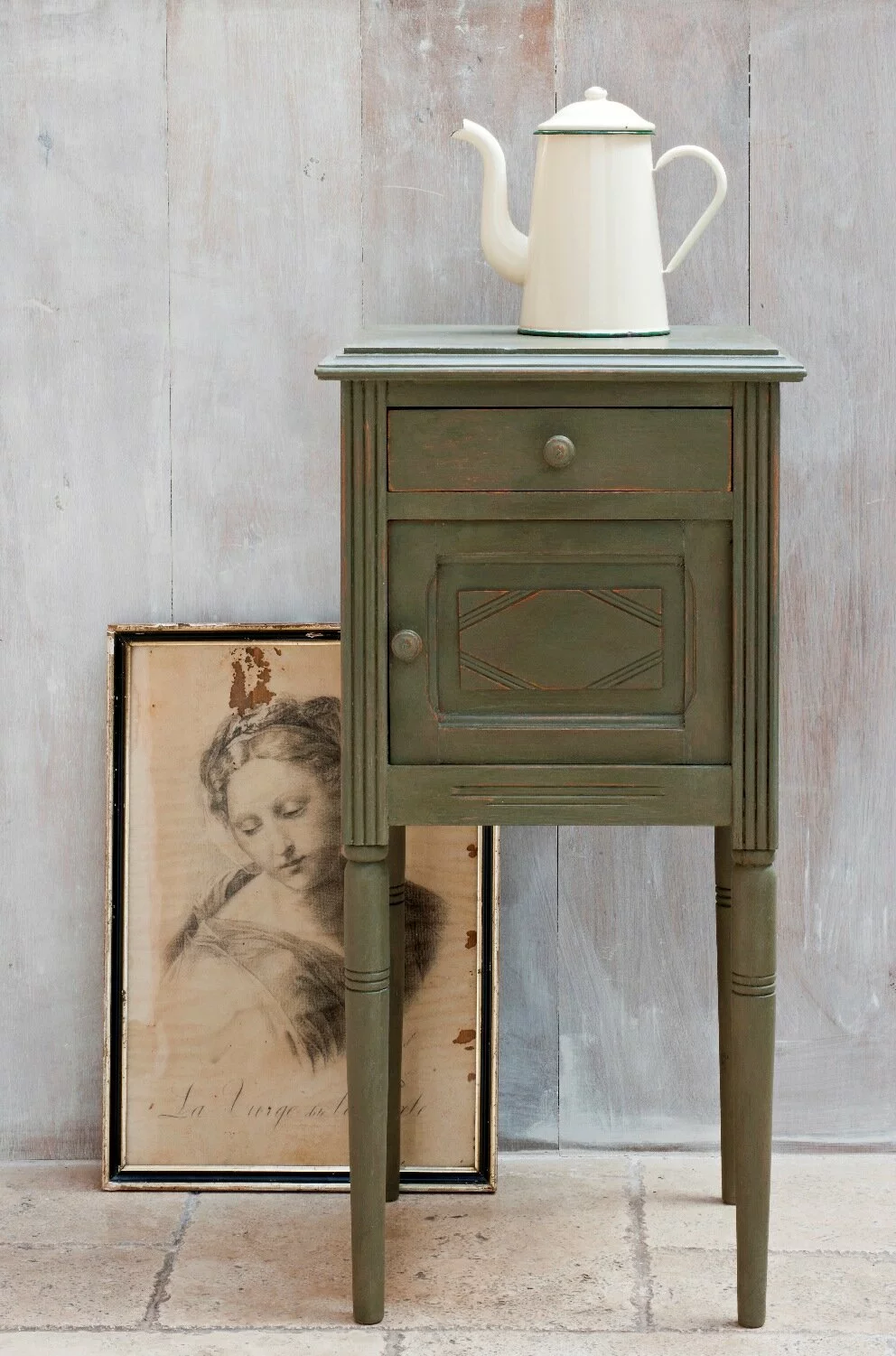 Annie Sloan Get the 'look' annie sloan olive full cabinet